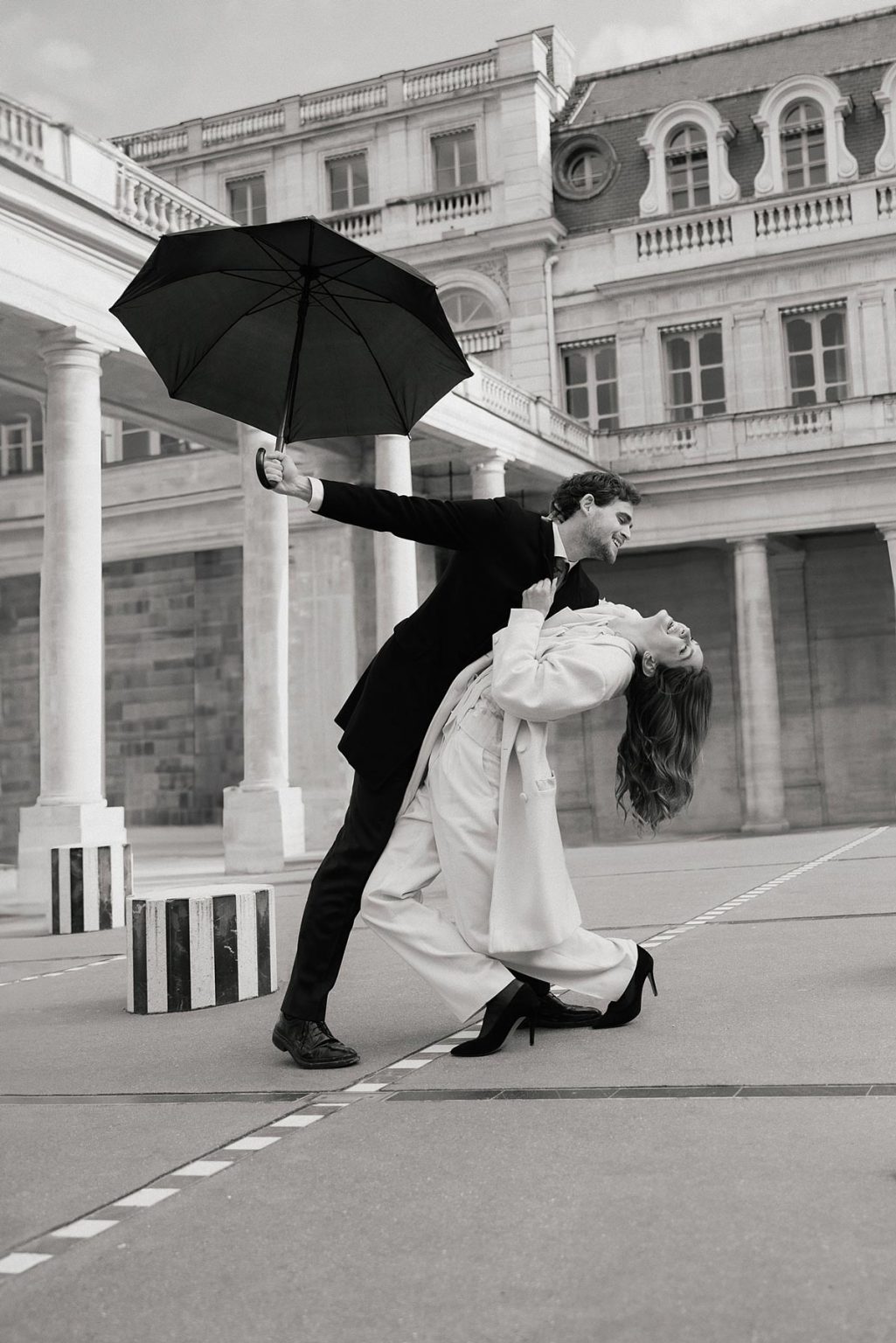 A timeless romantic moment together